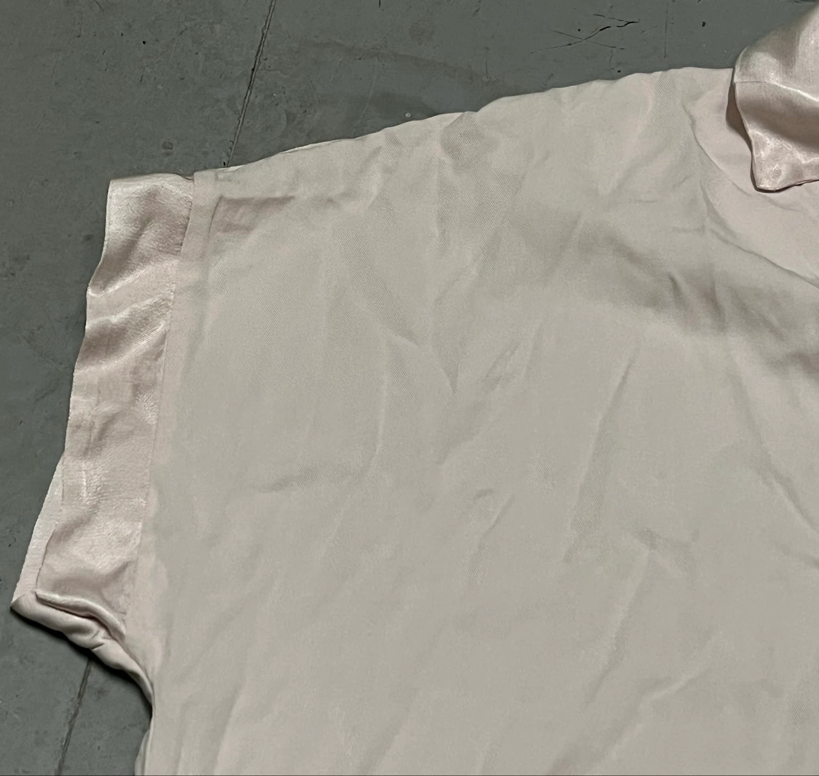 Blusa de cetim e viscose rosa – photo 9